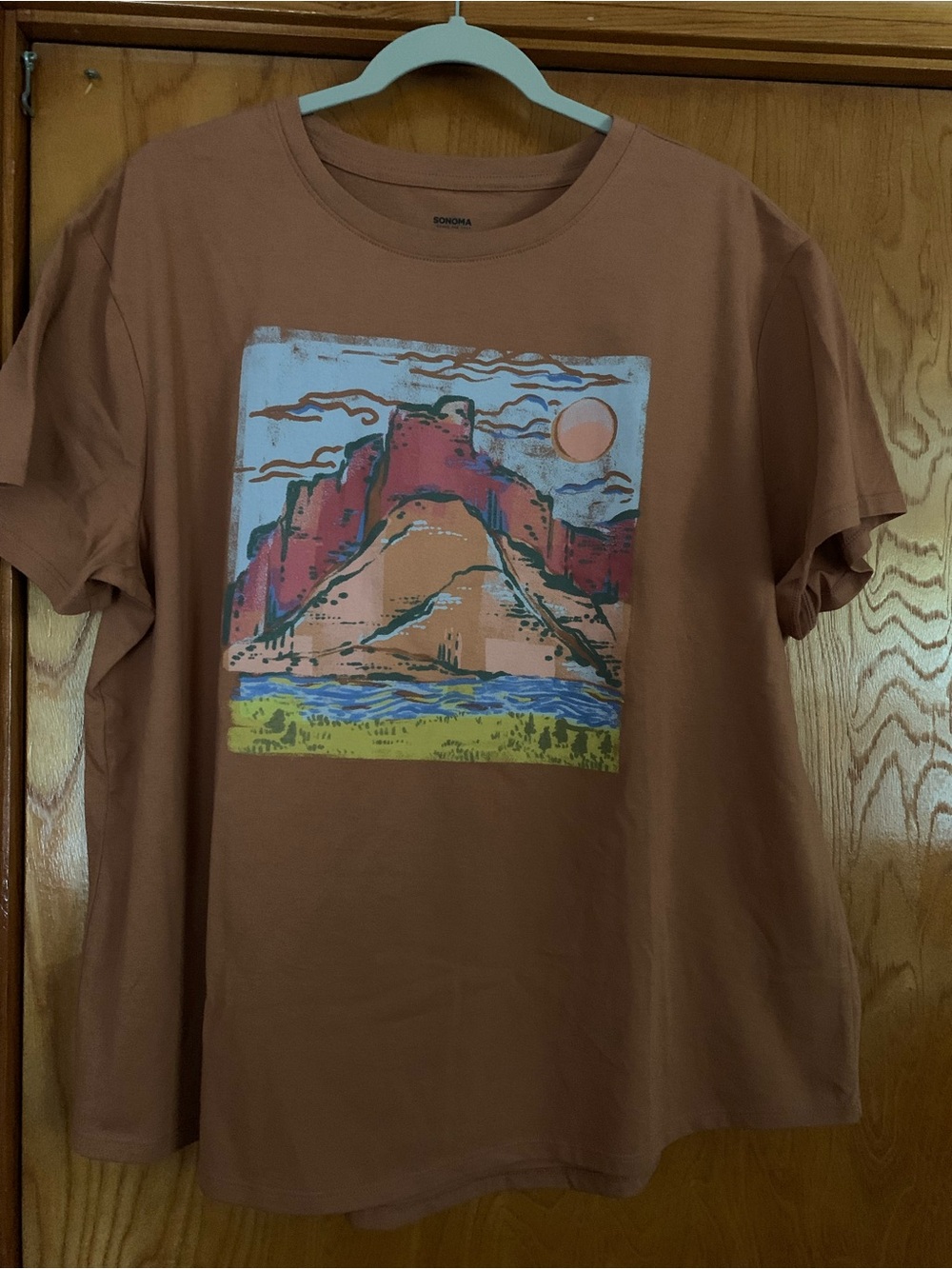 Sonoma Tan Graphic Tee XXL